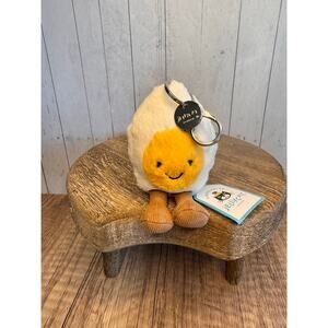 Jellycat Boiled Egg Bag Charm FAST SHIP Authentic Jellycat Egg
